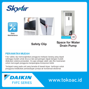 DAIKIN FVFC100AV14 AC FLOOR STANDING 4 PK INVERTER SKY AIR WIRED - Gambar 4