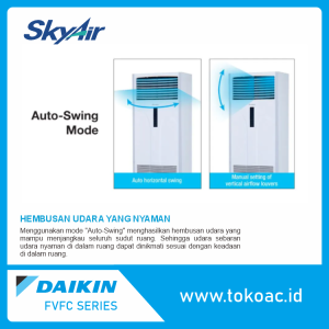 DAIKIN FVFC100AV14 AC FLOOR STANDING 4 PK INVERTER SKY AIR WIRED - Gambar 3
